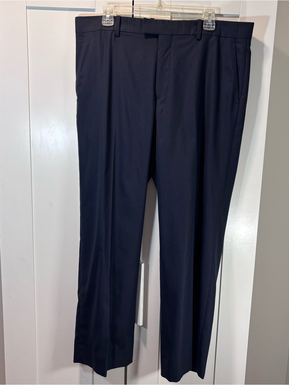 Theory 100% Wool Coby Mens Dress Pants 36x30 Flat Front Trousers